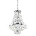 Ideal Lux - LED kristalni luster na lancu CAESAR 6xG9/3W/230V prečnik 38 cm sjajni hrom